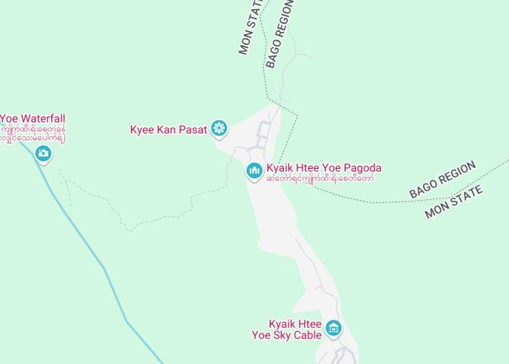 kyaiktiyo map